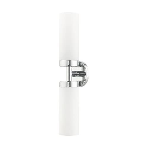 Image of Livex Lighting 15072-05 Aero Wall Sconce, Polished Chrome