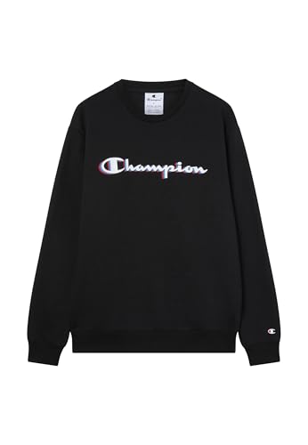 Champion Homme Legacy Man - Big Logo Sweatshirt, Noir (Kk001), L EU