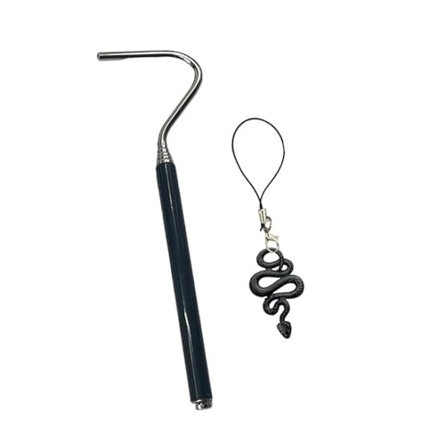 Generic Equipamento de ferramentas de manuseio de répteis de gancho de, Cordão de Cobra Preta