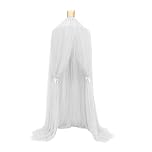 YIXANNX Breathable Mosquito Net Bed Canopy For Peaceful Night S Sleep Bed Tent Polyester Foldable Effective, White Layer 7, 300