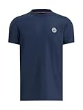 Tennis BIDI BADU Chicos Camiseta De Manga Corta Crew Chill Junior tee Azul Oscuro 128