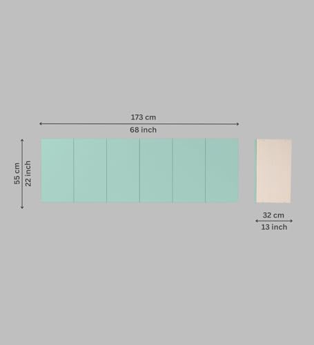 Image of SPECIALITY PANELS 6 Door Wall Cabinet with UV Profile Shutter | Wall Mounted Storage Cabinet for Kitchen Bathroom Living Room | Wooden Wall Cabinet Organizer UV Mint Finish DIY Assembly