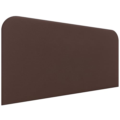 DHOME Cabecero Tapizado Liso Curvo Polipiel