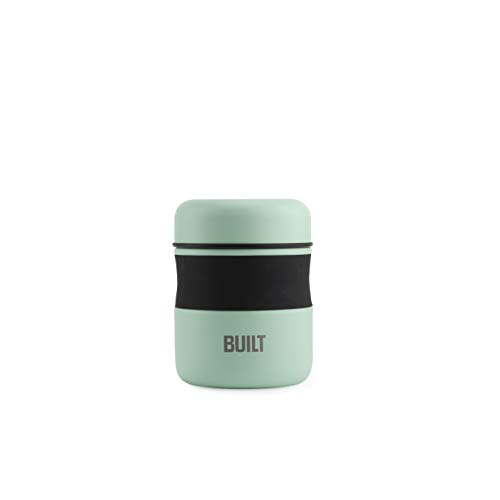 BUILT 5237387 Double Wall Stainless Steel Vacuum Insulated Reusable Food Storage Jar, 10-Ounce