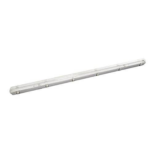Kerbl 34567 Feuchtraum Wannenleuchte für Led Röhren, 150cm Länge, 9 Stück