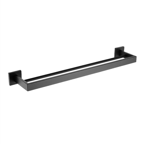 Porte-brosse de toilette noir mat et porte-savon pour stopper le désordre
