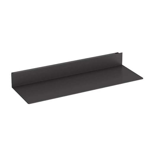 JYHHGDS Estantes flotantes para Pared, soportan hasta 40 Libras para Dormitorio, baño, Sala de Estar, Cocina, estantes de exhibición Decorativos (Negro 3000k-80x20cm)