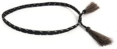 Dark Brown Horse Hair Cowboy Rodeo Hat Decoration, Western Hat Band