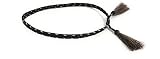 Dark Brown Horse Hair Cowboy Rodeo Hat Decoration, Western Hat Band