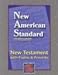 NAS New Testament with Psalms and Proverbs (Black, Bonded Leather)