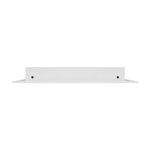 BUILDMART - 12x12 Modern AC Vent Cover - Decorative White Aluminum Air Vent - Standard Linear Slot Diffuser - Heating and Cooling Register Grille for Ceiling, Walls & Floors - Texas Buildmart by BUILDMART - Image 3