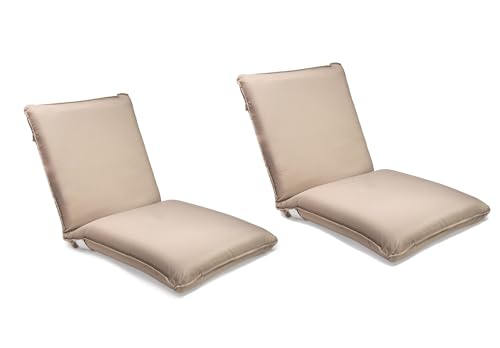 XONE Coppia Spiaggina Sedia-Cuscino impermeabile Fluffy | Cuscini da terra impermeabili e...