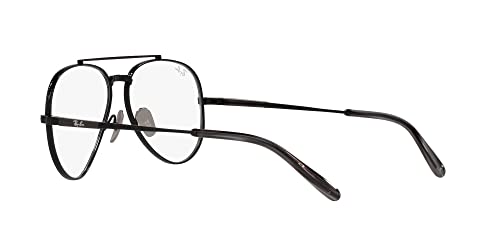 Image of Ray-Ban unisex-adult Rx8225v Aviator Titanium Pilot Prescription Eyewear Frames
