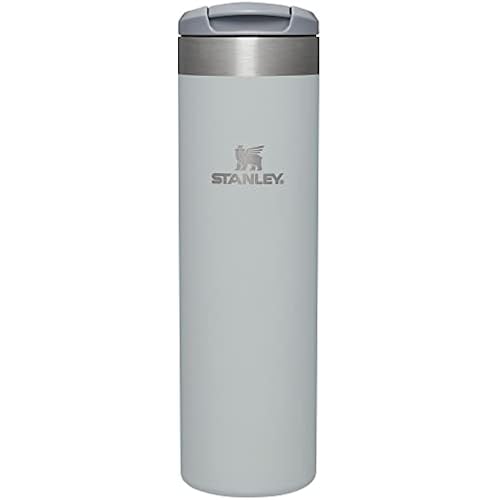 Stanley AeroLight Transit Bottle 20 oz | Locking Drink Through Lid | Leak Resistant Water Bottle or Coffee Travel Mug | Lightweight Insulated Stainless Steel | BPA-Free | Fog Glimmer