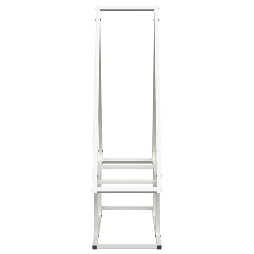 Étagère à bûches de cheminée robuste ATOMSTACK MAKER blanche 80 cm - 4