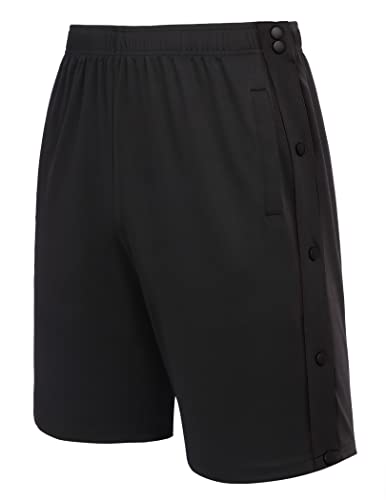 Tear-Away-Shorts-for-Men-Post-Surgery-Adaptive-Clothing-Wide-Leg-Snap-Loose-Fit-Shorts