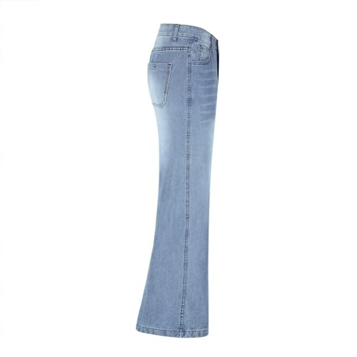 Women High Waist Baggy Wide Leg Jeans Y2K Loose Denim Pants4
