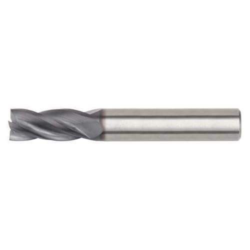 WIDIA Hanita I4S0093T037R VariMill I4S GP Roughing/Finishing End Mill, 0.375" LOC, 0.0938" Cutting Dia, Carbide, TiAlN Coating, RH Cut, 4-Flute
