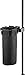 K&M Konig & Meyer 16450.000.55 Drum Stick Holder For Drum Set or Stand | Easy Clamp On | Flexible Quiver For Sticks | Extra Large Container Depth | Removable Bag | Portable | German Made | Black