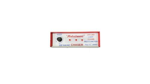 MAHALUXMI 3 Line LED lari Light Chaser Multi Function 220 Volt AC...