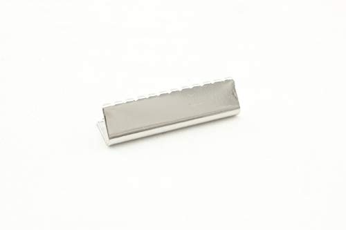 1 inch / 25mm Ribbon end Clasps end caps Findings Cord Ends Copper Crimp Ends 14 Pieces per lot Nickel CK21