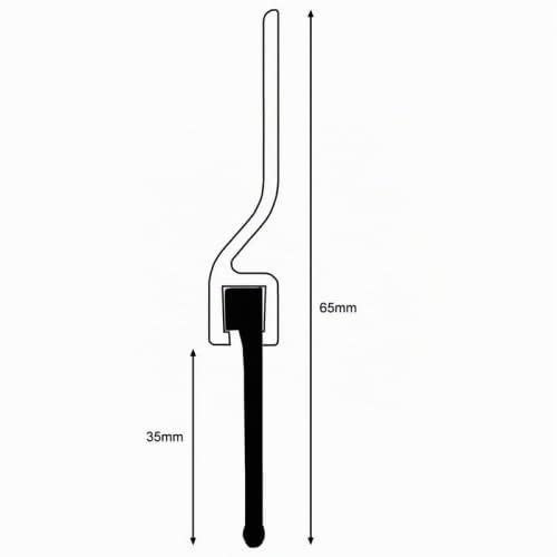 Burlete Aislante para Puerta de Garaje Universal 250cm.