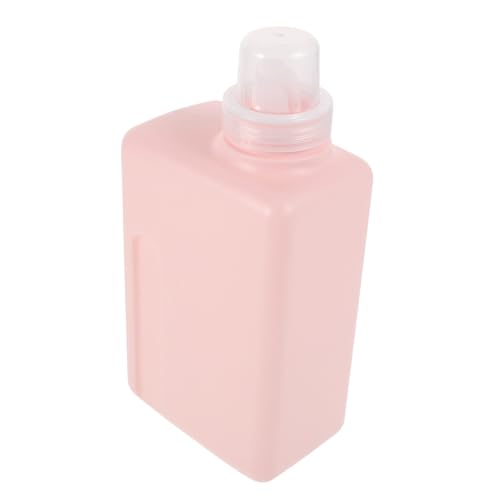 LRXIYODE 詰め替え可能な洗濯洗剤ボトル 大型ポンプディスペンサー 耐久性素材 液漏れ防止設計 スクエア収納 コンパクト 洗浄剤 洗濯用鹸 シャワージェル対応