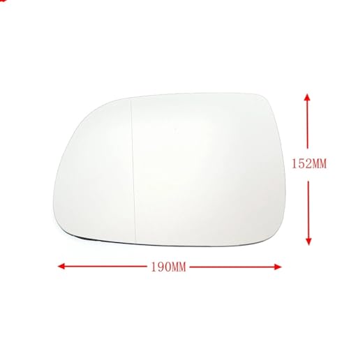 Verre de rétroviseur chauffant pour Audi Q5 2008-2016 et Q7 8R0857535E