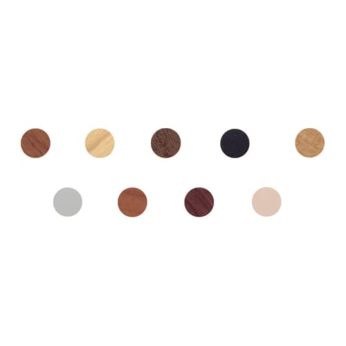 Tapones adhesivos de colores tapa-tornillo de plástico y de PVC adhesivo Adhesivo - MEDIDA: NEGRO - Unid: 1000