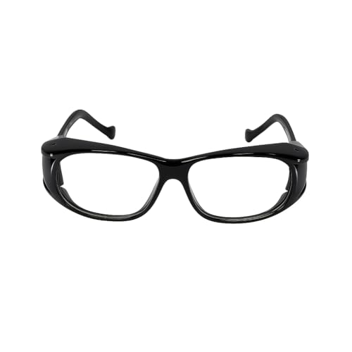 Image of FAMOUS Protective Safety Glasses Frame for Men & Women Polycarbonate Frame Replaceable Lenses Compatible with Single Vision, Bifocal & Progressive Lenses Unisex Design