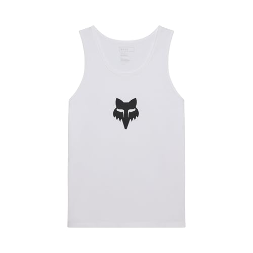Fox Racing Men's Fox Head 195 Original Tank, White, XX-Large