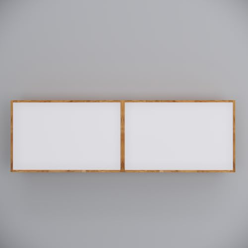 Image of SPECIALITY PANELS 6 Door Modular Wall Mounted Kitchen Cabinet with Organizer Shelf Space Saving Storage Unit Durable Engineered Wood Cupboard for Kitchen Living Room Utility Organizer Furniture