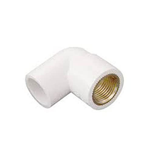 UPVC (Code 3924) 1/2 Inch X 1/2 Inch / 15MM X 15MM Brass Elbow 90 Degree Pipe Fitting Coupling Bend Pipe Connector Adapter Pack of 2 Amazon.in: Industrial & Scientific 2 Product Image