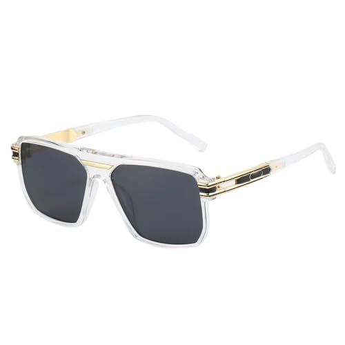 Lunettes de soleil punk luxe pour homme avec verres UV400