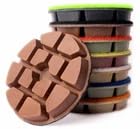 4 Inch Diamond Floor Polishing Pads Dry Wet for Granite Marble Concrete Terrazzo Grit 50 3 Pack