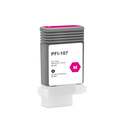 Cartouche encre rechargeable PFI 107 magenta pour remplacer vos consommables iPF670 iPF770