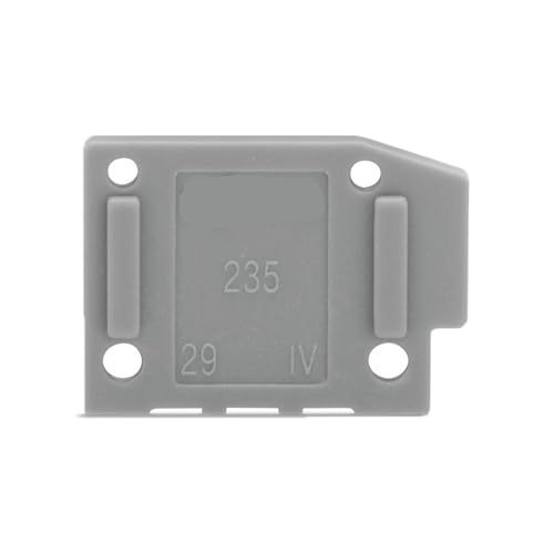 Placa final 235-300 para solucionar fallos de aislamiento en accesorios de bloque de terminales