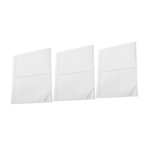 Protège-billets plastique à anneaux transparents pour classeur x30