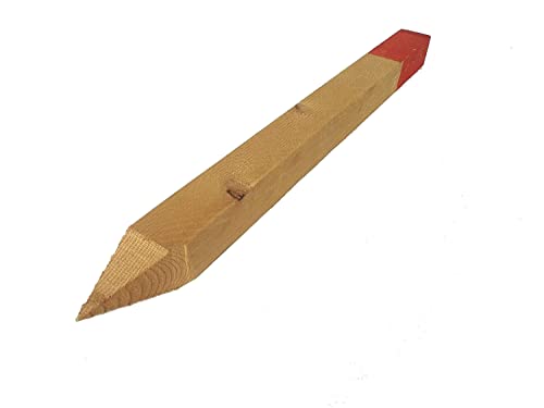 Picchetto di riferimento topografico in legno