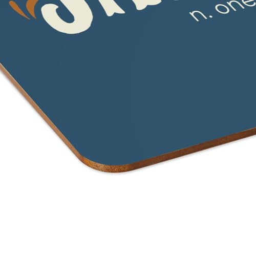 Sets de table souples bleu dessous en liège grand format Javaphile napperons rectangulaires