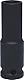 KS Tools 515.1113 1/2 Sechskant-Kraft-Stecknuss, lang, 13mm, Farbe