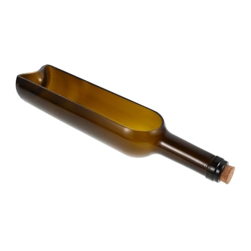 iplusmile Vaso Artistico Forma Di Bottiglia Di Vino in Vetro Portapiante Per Succulente Ciotola Per Insalata Di Frutta e Porta Candele Decorazione Versatile Per Interni Ed Esterni Fatto Mano