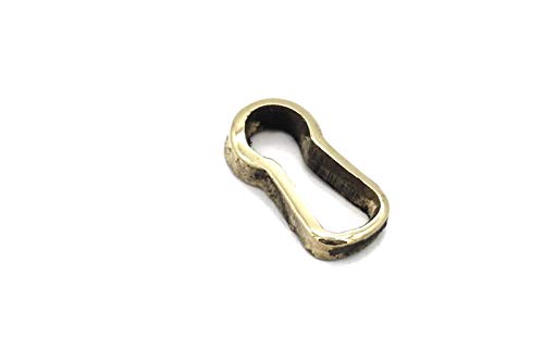 Keyhole Insert 3/4\" Escutcheon Cabinet Furniture Lock Keyhole Cover for Antique Vintage Victorian Key Hole Cover