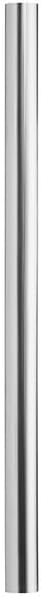 Stainless Steel Work Table Leg, Silver, 28 Inch Height, 1-5/8 Inch Diameter, 18 Gauge, for Stationary Storage, Tables, Stands