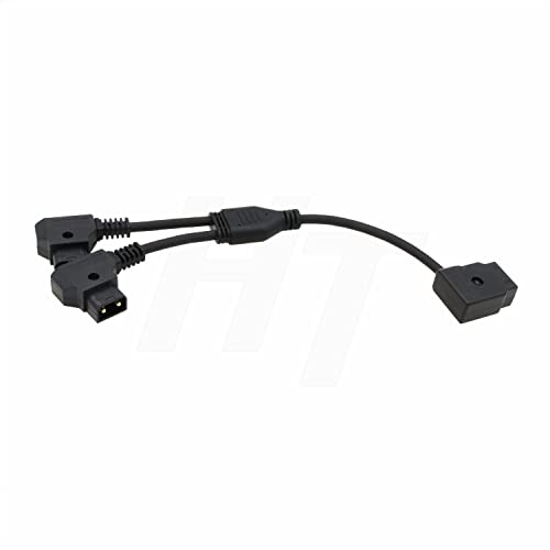 Cable P-tap hembra a doble D-tap macho para batería V-Mount Anton Bauer IDX 6