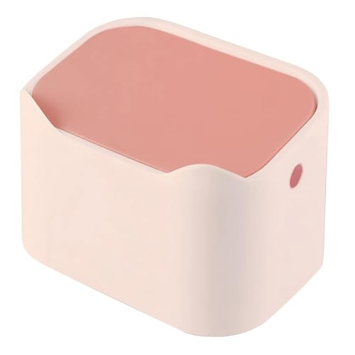 Desk bin trash can with lid