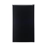 AzaRsd Package Delivery Boxes Fridge with Top Freezer, Refrigerator with Adjustable Thermostat, Black(17.5 * 19.1 * 33.2 in)