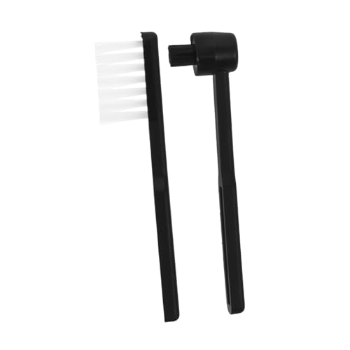 Holibanna 2 Piezas Cepillo Limpiador Aguja Tocadiscos Cepillo Antiestático para Vinilos y Discos Herramienta para Limpieza Precisa de Agujas y Vinilos Accesorio Esencial para Reproductores