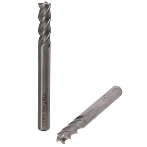 Image of Cutting Milling Tools 2pcs 1 /4 inch Durable Straight Shank Square End Mill Professional 4 Flute Mill Bits Milling Applications