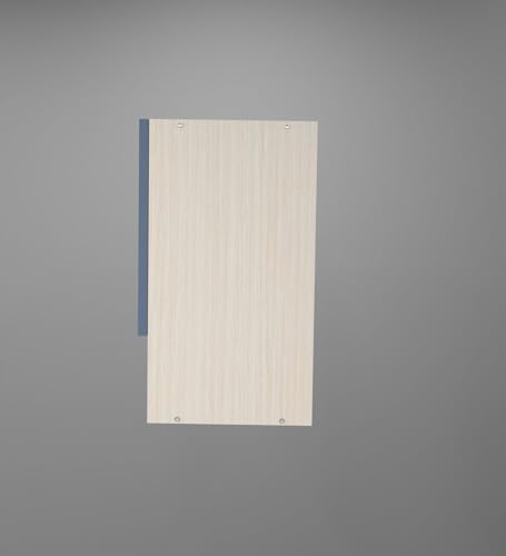 Image of SPECIALITY PANELS 4 Door Wall Cabinet with UV Profile Shutter | Wall Mounted Storage Cabinet for Kitchen Bathroom Living Room | Wooden Wall Cabinet Organizer Blueberry Finish DIY Assembly